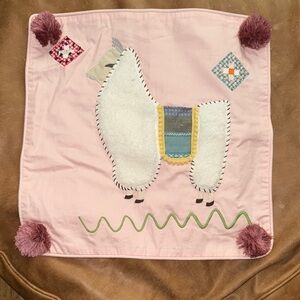 Fennco Styles Woven Llama Indoor Throw decorative square 17”x17” Pillow Case